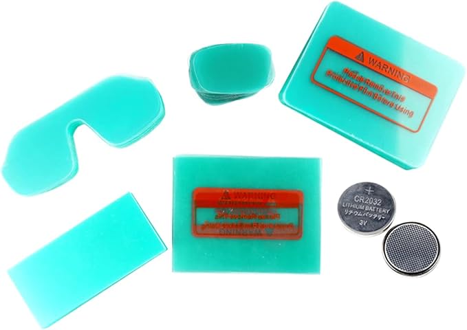 Welding Helmet Cover Lens Outside Protective Lens Filter Covers 115mmx88mmx0.8mm Replacement Lens Clear Cover Lens for Solar Auto Darkening Welding Helmet 10 PCS