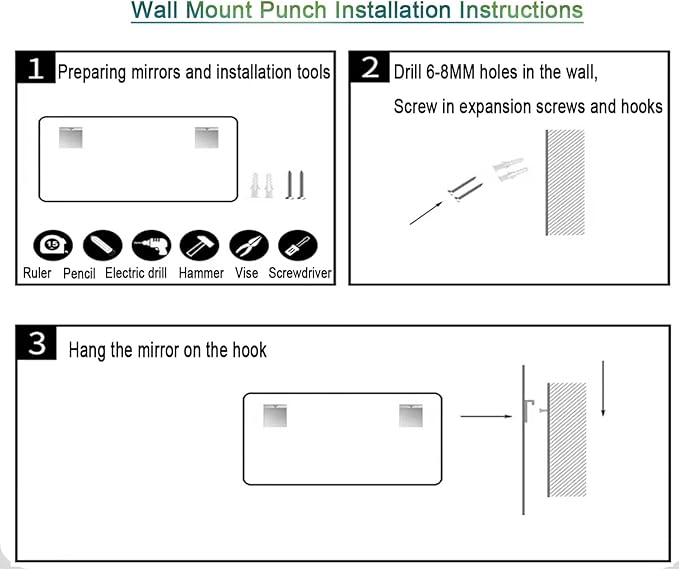 Smart Lighted Bathroom Mirror for Wall,Illuminated LED Bathroom Mirror,Lighted Bathroom Makeup,Waterproof,Shatterproof,with Touch Sensor/Dimming/Demister pad(H70*W90cm/H27.6*W35.4IN)