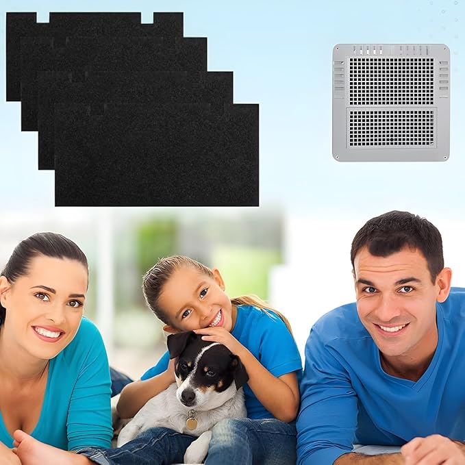 BESULEN 6PCS RV Air Conditioner Replacement Filters, 14'' x 7.5" Automotive AC Filter Replacement, Camper Interior Accessories, Compatible with Filter Numbers 3313107.103 & 3105012.003