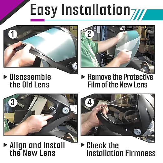 8 Pcs Face Shield Replacement Window Compatible with Jackson Safety Premium Face Shield Mask, Protective Lens for Grinding and Welding, Durable and Scratch-Resistant, Clear Tint, Uncoated