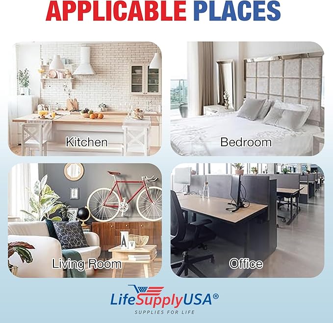 Vital 100-RF True HEPA Filter Set Compatible with LEVOIT Vital 100 Air Purifier Hepa + Activated Carbon Pre-Filter Replacement by LifeSupplyUSA