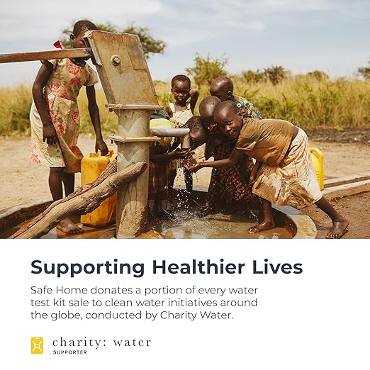 Safe Home® DIY Arsenic in Water Test Kit – at Home Testing for Arsenic in Any Freshwater Supply – Detection 0-500 PPB – Fast Results – (1 Pack)