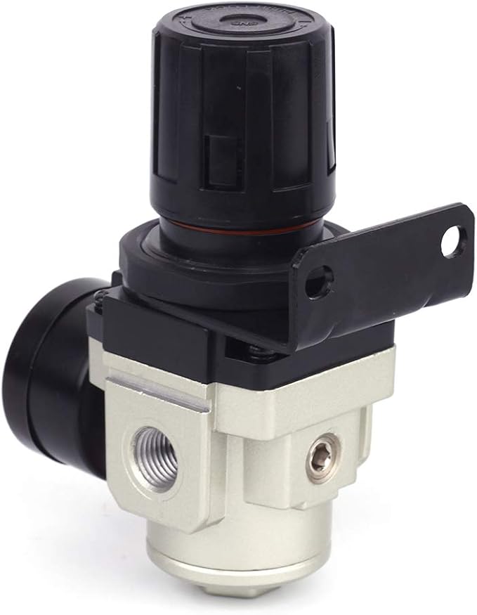 SNS AR3000-N03 Female Thread 3/8 NPT Air Pressure Regulator 0-150 PSI Adjustable,Bracket,Gauge