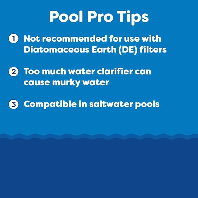In The Swim Super Clarifier – Fast-Acting, Highly Concentrated Pool Water Clarifier for Crystal Clear Water & Improved Filter Efficiency – for Sand & Cartridge Filters - 1 Gallon
