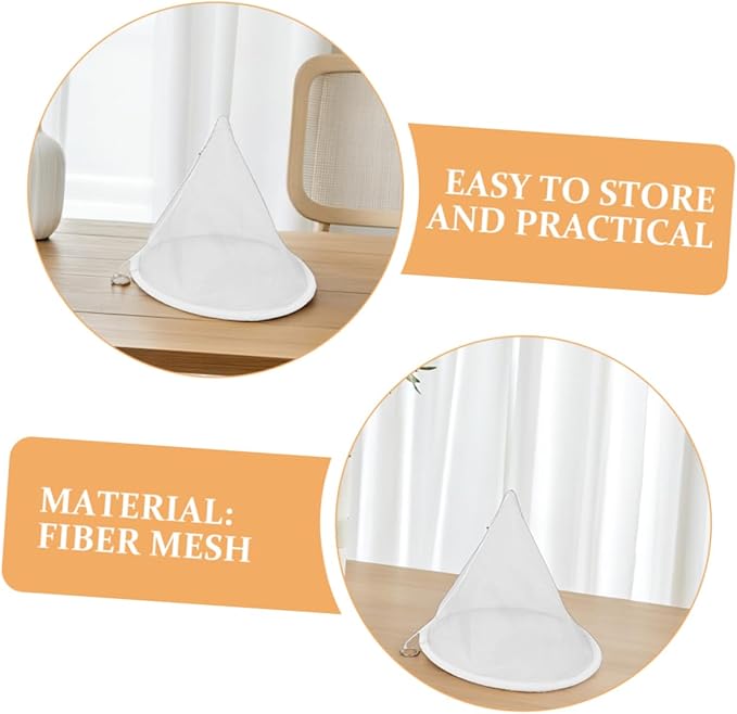 3pcs Honey Filter Mesh Mesh Conical Nylon Strainer for Enhanced Filtration Portable Honey Extracting Tool for Beekeeping and Kitchen Use and Liquid Strainer