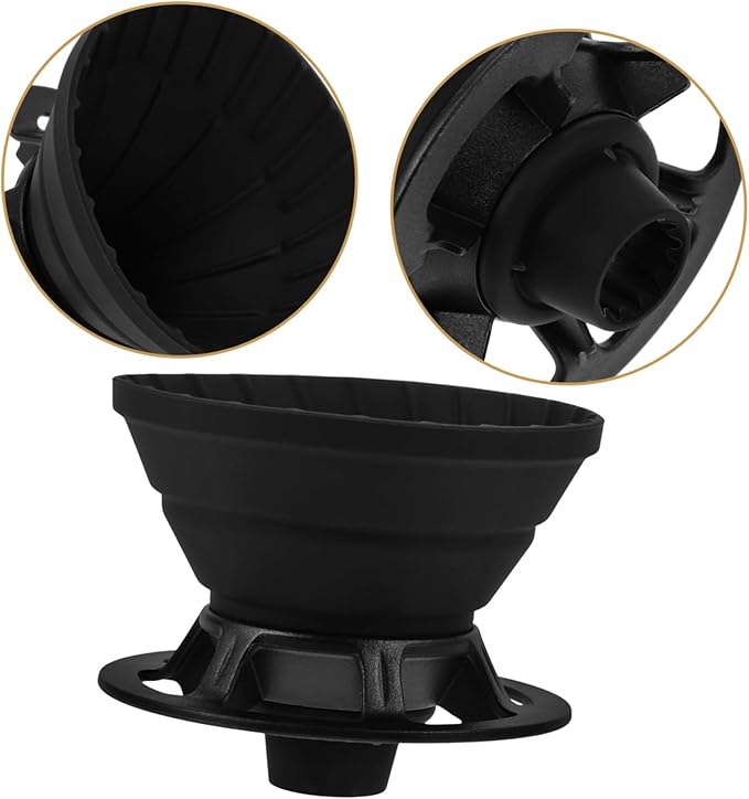 Alipis Coffee Filter Cup Foldable and Portable for Camping and Home Brewing Flavor Extraction Easy to Clean for Coffee