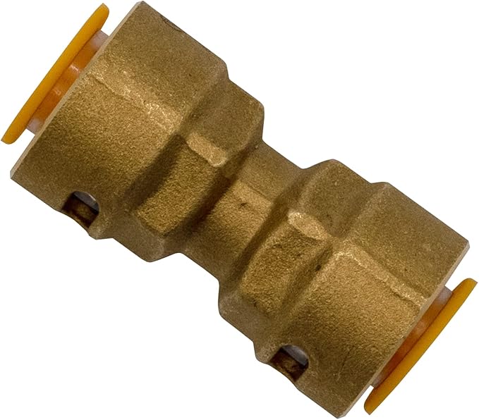 Supplying Demand SB1 1/2 Inch Quick Connect HVAC Brass Coupler Fitting