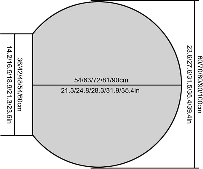 Half circle mirror，half circle mirrors for wall，half moon mirrors for wall，Dimmable LED Vanity Mirror Half Circle,Illuminated Mirror with Demister Pad, Anti-fog bathroom mirror，3 colours dimmable(Whit