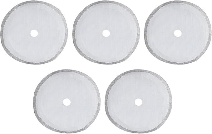 5Pcs Stainless Steel Coffee Mesh Filter, Portable Reusable Cofffe Pot Mesh Filter Coffee Making Tool Mesh Accessory