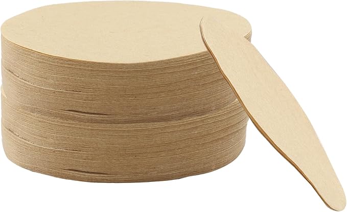 Waziaqoc 400 Count 2.5 Inch Natural Unbleached Round Coffee Filter, Replacement Paper Filters for Moka Pot Ice Drip and Espresso Machines