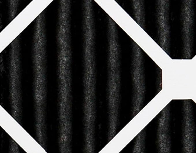 Nordic Pure 20x25x2 (Actual Size: 19 1/2 x 24 1/2 x 1 3/4) Pure Carbon Pleated Odor Reduction Merv 8 Furnace Filters 3 Pack