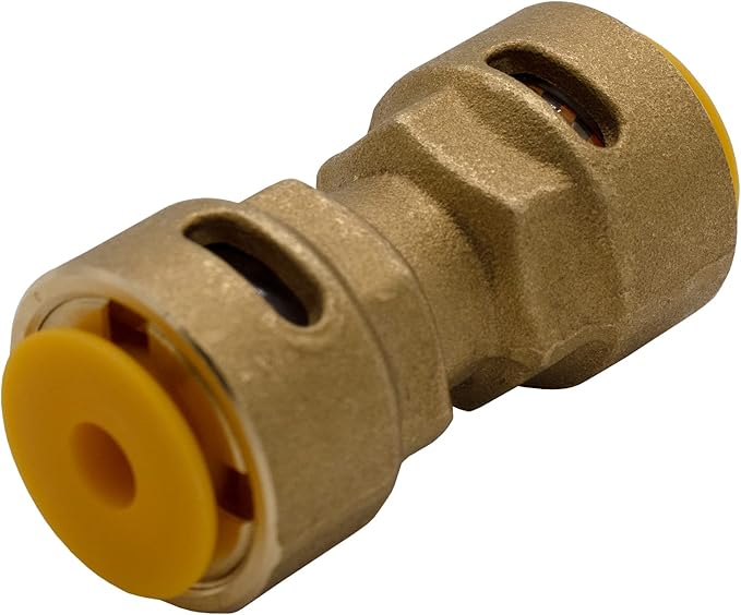 Supplying Demand SB1 1/2 Inch Quick Connect HVAC Brass Coupler Fitting