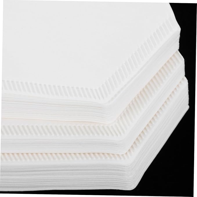 Paper Coffee Filter Cones 100pcs Espresso Filters Unbleached for Smooth Coffee Extraction