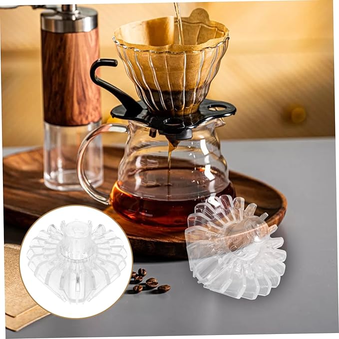Coffee Filter Shape Holder for Optimal Coffee Filtration and Extraction Compact and Portable Design for Home and Travel Use Easy to Clean