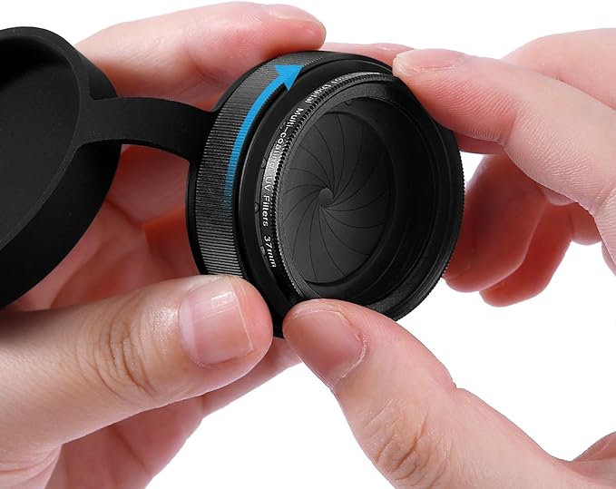 Adjustable Iris Aperture Diaphragm Filter Pack M30 to M37 Iris Aperture Diaphragm Adapter Optical Diaphragm 1.5-26mm Lens Module Adapter Ring PVS-14 PVS 14 (Adjustable Iris PVS14)