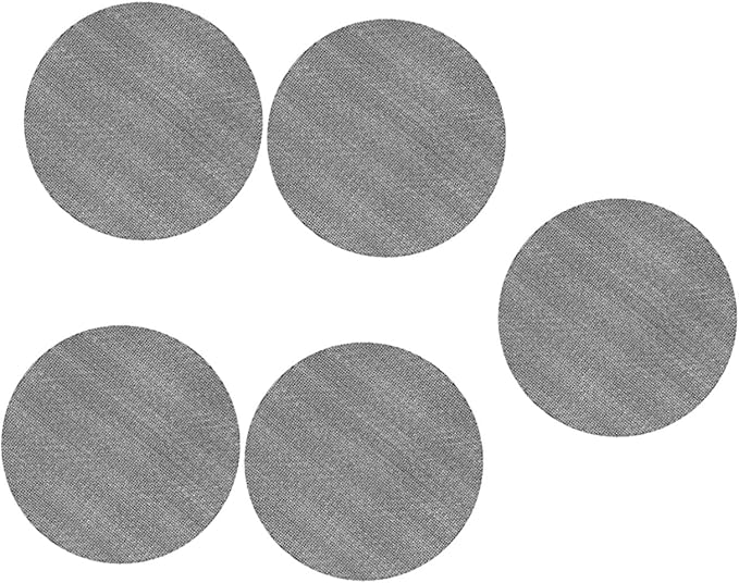 Luxshiny 5pcs Coffee Maker Filter Mesh Reusable Stainless Steel Screen for Optimal Coffee Extraction
