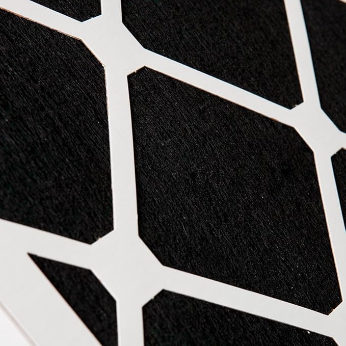 Nordic Pure 20x20x1 (Actual Size: 19 1/2 x 19 1/2 x 3/4) Pleated Air Filters MERV 7 Plus Carbon 12 Pack