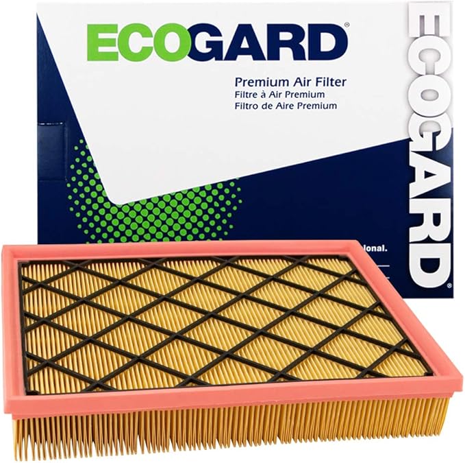 ECOGARD XA11777 Premium Engine Air Filter Fits 2021-2024 MG RX8, 2019-2023 Ford Ranger