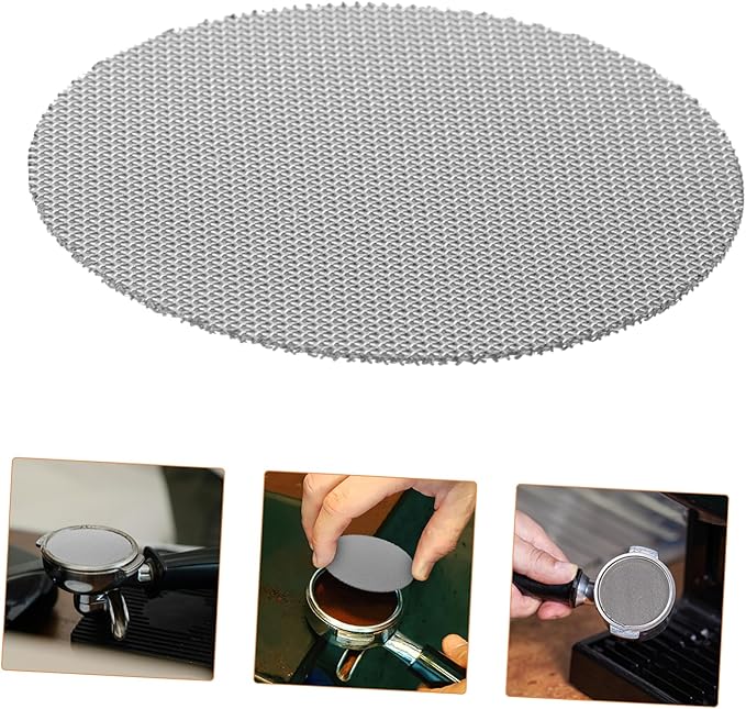 jojofuny Coffee Machine Extraction Mesh Screen Stainless Steel Reusable Filter for Espresso Maker Portable Dripper Tool for Home Brewing and Maintenance