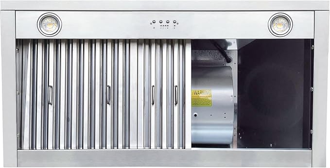 CT Copper Tailor Copper Vent Hood Island Mount,30'' W,36''H, 610 CFM Exhaust Fan,Stainless Steel Vent,LED Light,Dishwasher-Safe Baffle Filters,Light Hammered-Medium Patina,VH14TA2L