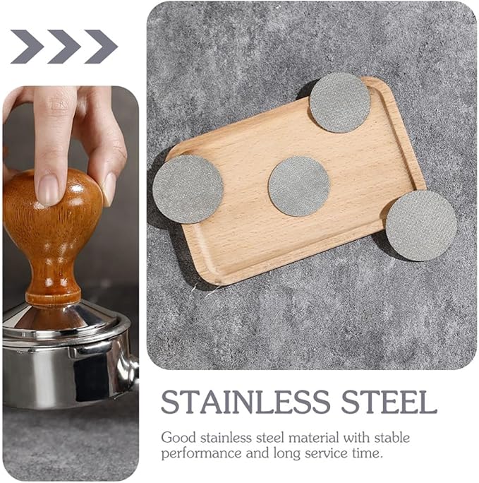 DECHOUS Stainless Filter Screen Portable Manual Coffee Maker Filter Design for Improved Flavor Extraction and Easy to Clean