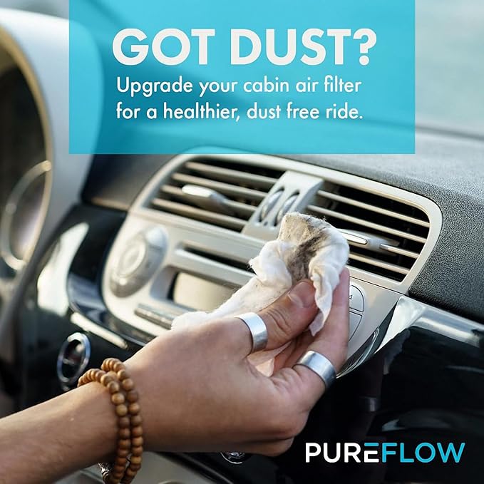 PureFlow HEPA Cabin Air Filter PC4255HX | Fits 2017-2025 Porsche 911, 2020-2025 718 Cayman, 2019-2025 718 Boxster, 2020-2025 718 Spyder, 2012-2016 BMW 328i, Recirculation