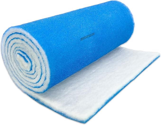 Premium Air Vent Polyester Filter Roll MERV 8 HVAC Furnace Filters Cut to Fit for Floor Registers, RV, AC, Ceiling, Grilles and Wall HVAC Furnace Vents (12" x 90")