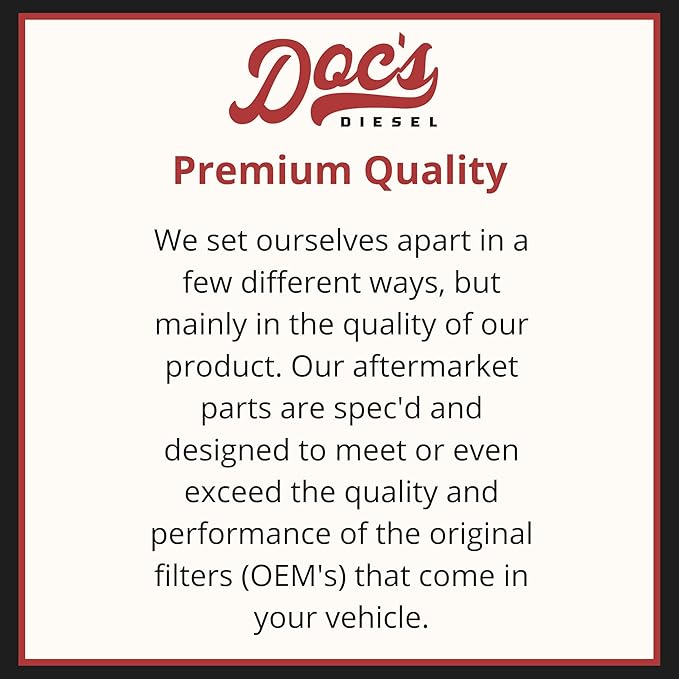 DOC'S DIESEL 6.6L Duramax Air Filter 2017-2019 | Replaces A3231C | 12 Pack | OEM Grade Air Filter