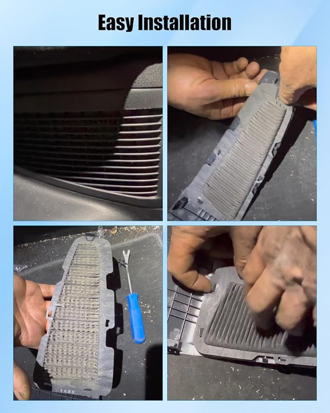 2Pcs Cabin Air Filter Replace G92DH-33050 G92DH33050 Fit for Toyota Camry 2018-2023 Avalon 2019-2022 HV Battery Cooling Filters Screen Replace G92DH-33050 G92DH33050