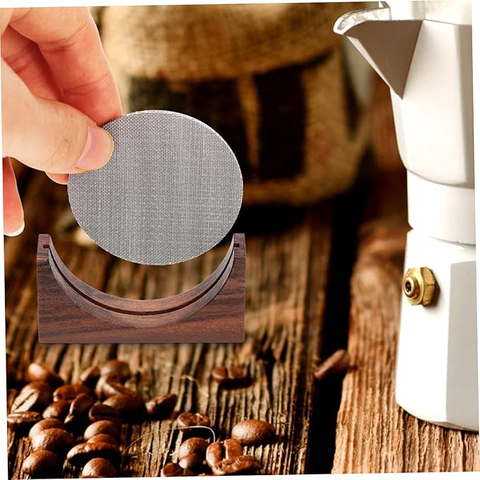 Luxshiny 2pcs Stainless Mesh Filter Basket Espresso Filter for Use Easy to Clean Design for Fine Extraction and Optimal Brewing