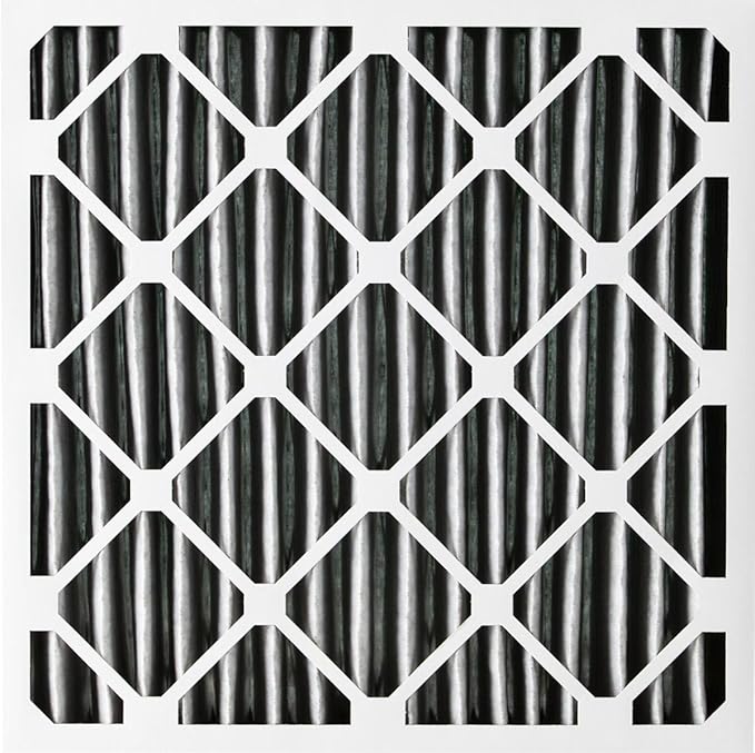 Nordic Pure 18x18x1 (Actual Size: 17 3/4 x 17 3/4 x 3/4) Furnace Air Filters MERV 12 Pleated Plus Carbon 6 Pack