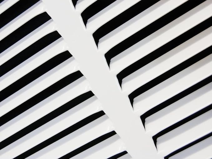 HVAC Premium 25 x 28 Duct Opening Steel Return Air Filter Grille, for 1-inch Filter, Removable Door, Flat Stamped HVAC Vent Cover Grille, Outer Dimensions 27.5 x 30.5