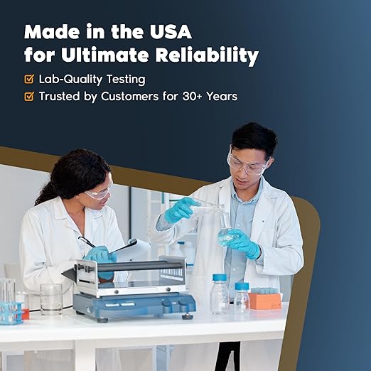 Watersafe® Bacteria Water Test Kit – USA-Made – Results as Fast as 6 Hours – Detects Coliform (Inc. E. coli) & Non-Coliform Bacteria in Drinking, Well & Tap Water – Lab-Quality Testing – 4 Pack