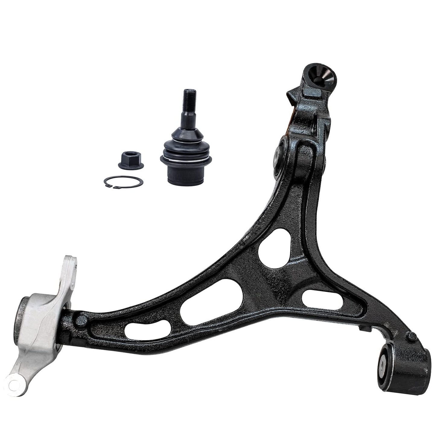 Detroit Axle - Front Right Lower Control Arm Ball Joint for 2011-2015 Jeep Grand Cherokee Dodge Durango 2012 2013 2014 Passenger