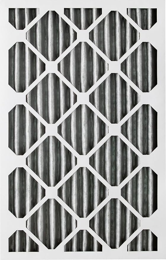 Nordic Pure 20x25x2 (Actual Size: 19 1/2 x 24 1/2 x 1 3/4) Furnace Air Filters MERV 10 Pleated Plus Carbon 12 Pack