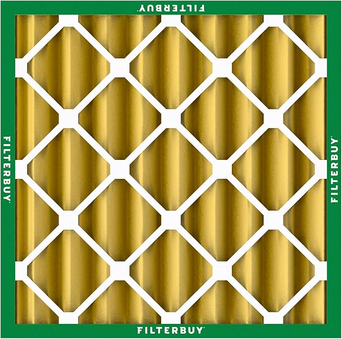 Filterbuy 20x20x4 Air Filter MERV 11 Superior Pet & Allergy Defense (12-Pack), Electrostatic Pleated HVAC AC Furnace Filters Replacement, Made in USA (Actual Size: 19.50 x 19.50 x 3.63)