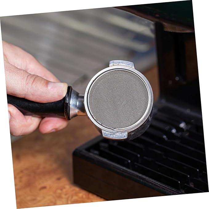 jojofuny Coffee Machine Extraction Mesh Screen Stainless Steel Reusable Filter for Espresso Maker Portable Dripper Tool for Home Brewing and Maintenance