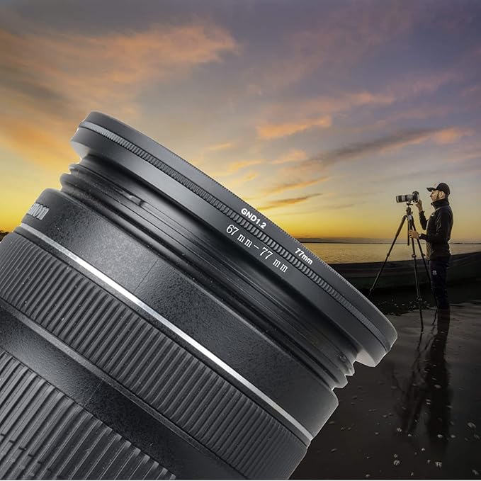 40.5mm to 49mm Step-Up Ring Filter Adapter for All Brands UV ND CPL Metal Ring Step-Up Rings Adapter Filter (40.5mm-49mm)
