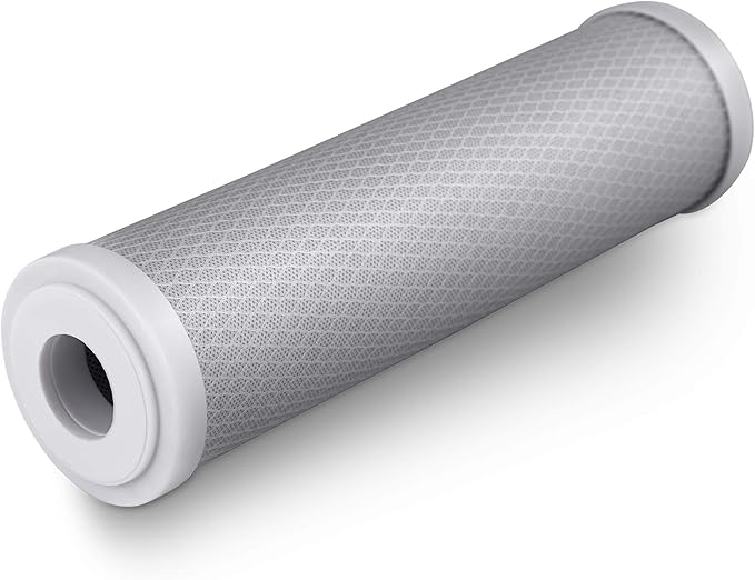 6 Standard Coconut Shell Block Carbon & 6 Four Layers of Filtration Polypropylene Sediment 5 Micron 2.5"x 10" Water Filter Cartridges Universal replacement for Reverse Osmosis & Standard 10” Housing