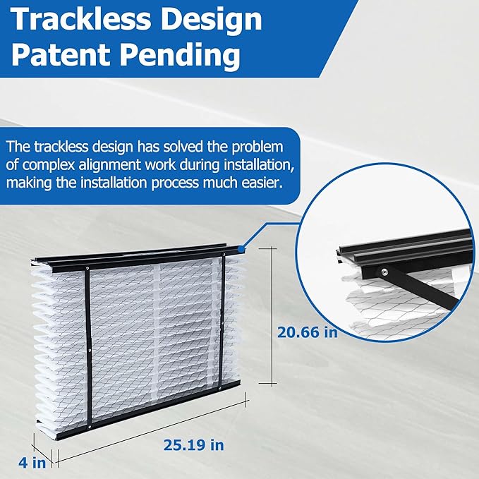 210 Replacement Filter Compatible with AprilAire Whole House Air Purifier 1210, 1620, 2210, 2216, 3210, 4200 Furnace Air Purifier, MERV 11 Filters, Size: 20x25x4, 2 Pack