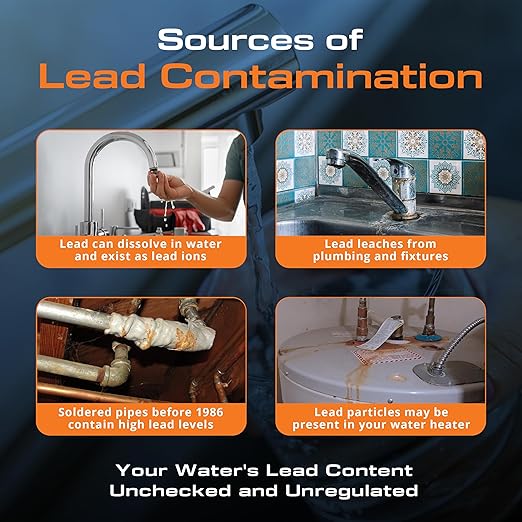 USA-Made – Watersafe® Lead in Drinking Water Test Kit – EPA-Compliant & Lab-Verified 8-Minute Detection Below 5 PPB – Easy & Accurate DIY Home Testing for Tap & Well Water - 2 Pack