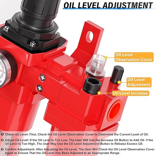 TAILONZ PNEUMATIC 3/4 Inch NPT Air Filter Pressure Regulator Water/Oil Trap Separator Combo(0-150PSI),Air Tool Compressor Filter with Gauge AC4010-06M(Manual Drainage)