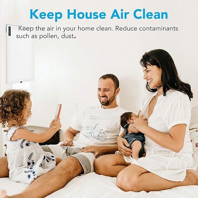 AirThreds 16x20x1 Air Filter for AC HVAC Furnace, Machine Washable & Dryer Friendly MREV 8 Plus Reusable Protection Filters