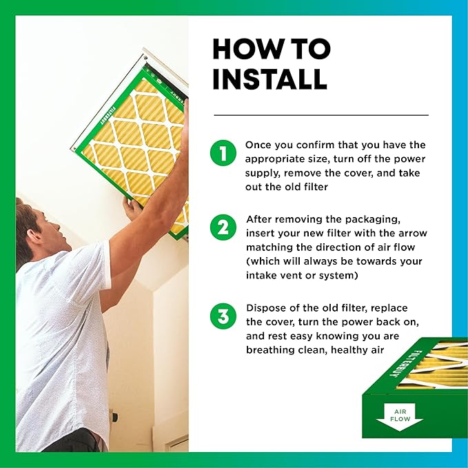 Filterbuy 12x24x1 Air Filter MERV 11 Superior Pet & Allergy Defense (12-Pack), Electrostatic Pleated HVAC AC Furnace Filters Replacement, Made in USA (Actual Size: 11.50 x 23.50 x 0.75)