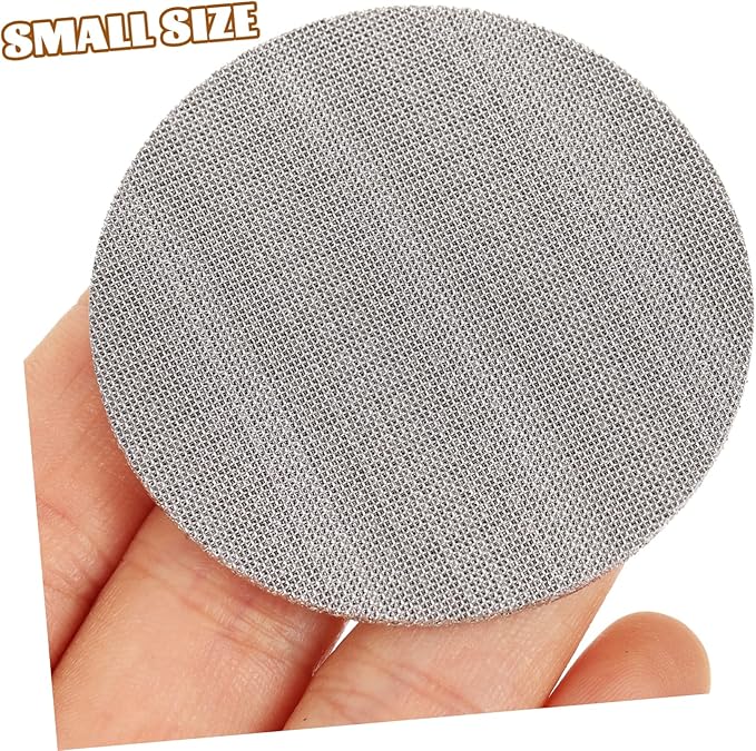 Luxshiny Espresso Machine Filter Double Cup Mesh Screen Stainless Steel Coffee Strainer for Filter Coffee Maker Easy to Cle