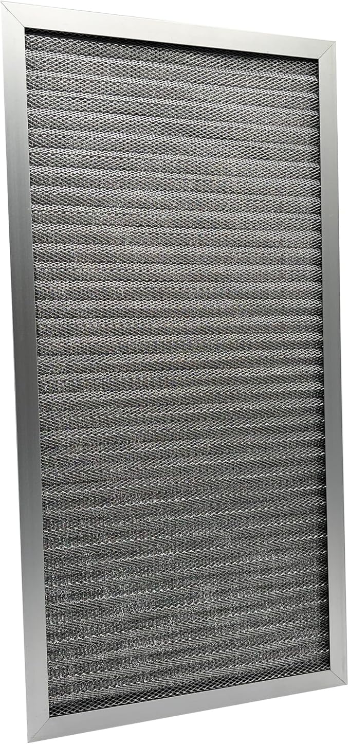 Washable Air Filter(12" x 24" x 1"), Aluminum Electrostatic Air Filter for Furnace and Central Air Conditioner