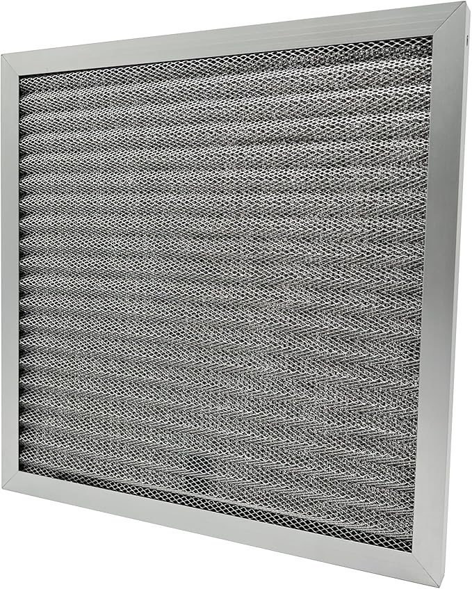 Washable Air Filter(10" x 10" x 1"), Aluminum Electrostatic Air Filter for Furnace and Central Air Conditioner