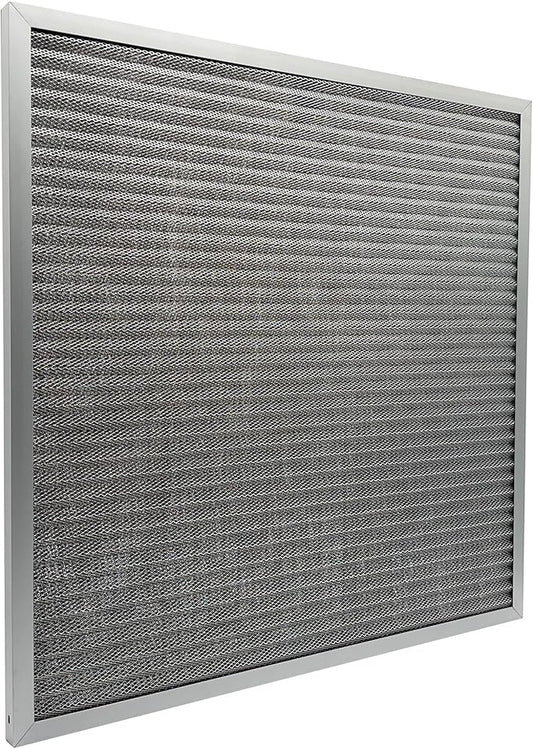 Washable Air Filter(24" x 24" x 1"), Aluminum Electrostatic Air Filter for Furnace and Central Air Conditioner