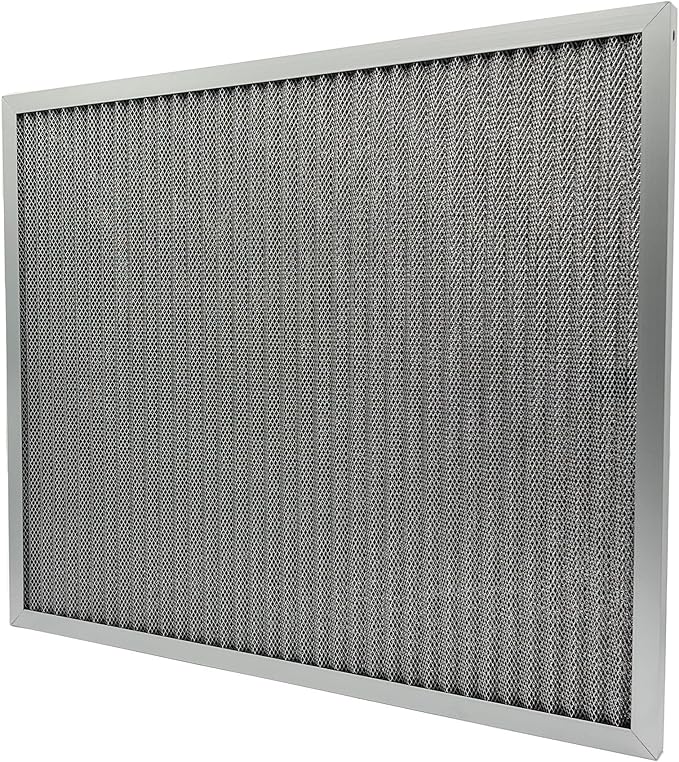 Washable Air Filter(20" x 25" x 1"), Aluminum Electrostatic Air Filter for Furnace and Central Air Conditioner