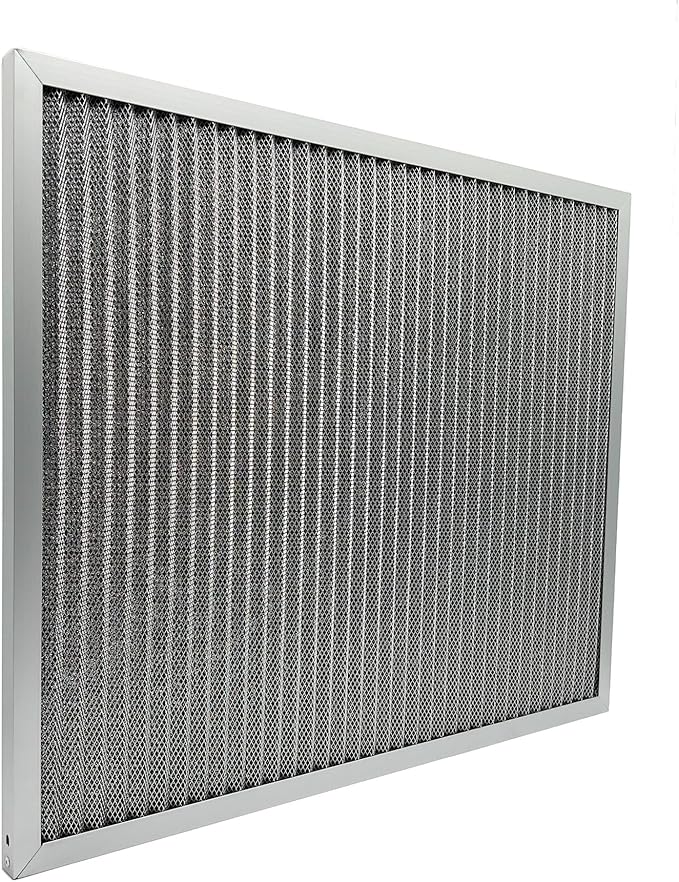Washable Air Filter(20" x 24" x 1"), Aluminum Electrostatic Air Filter for Furnace and Central Air Conditioner
